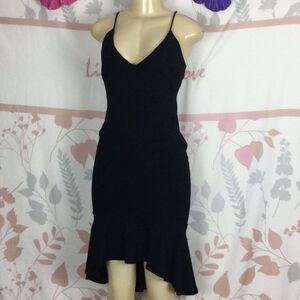 Lovely Day Black Midi dress Sz Medium